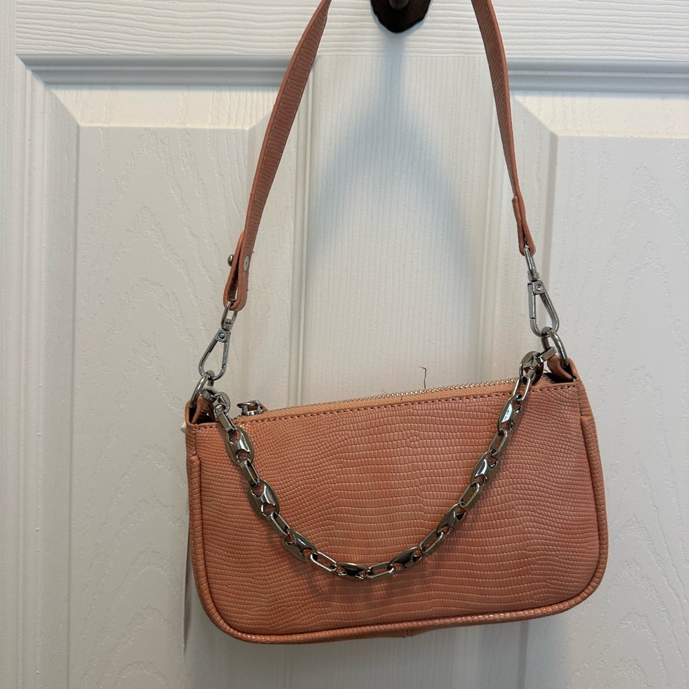Elegant Peach Shoulder Bag